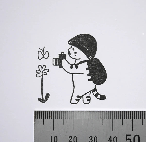 4legs Mushroom Cat Stamp: Let's Leave Your Memories Behind