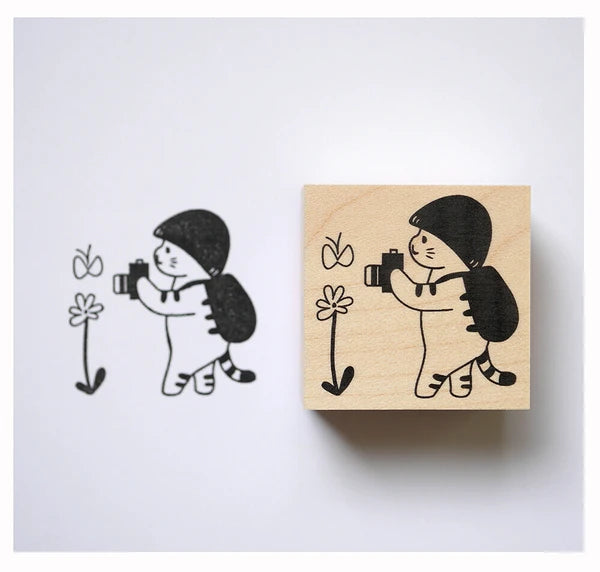 4legs Mushroom Cat Stamp: Let's Leave Your Memories Behind