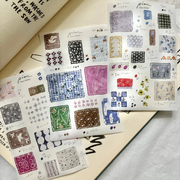 Pion 2015 Deco Sticker: Candy Paper (3 sheets)