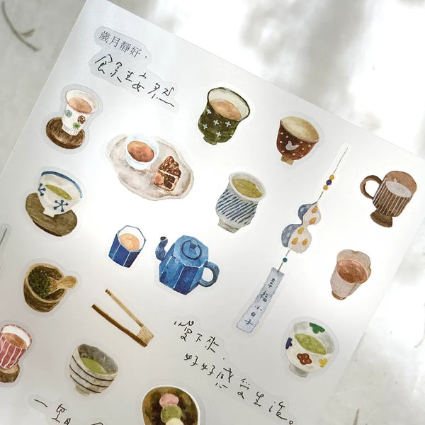 Pion 2015 Deco Sticker: Tea House (2 Sheets)