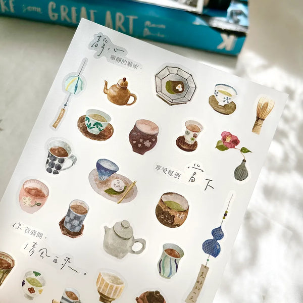 Pion 2015 Deco Sticker: Tea House (2 Sheets)