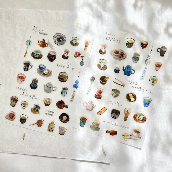 Pion 2015 Deco Sticker: Tea House (2 Sheets)
