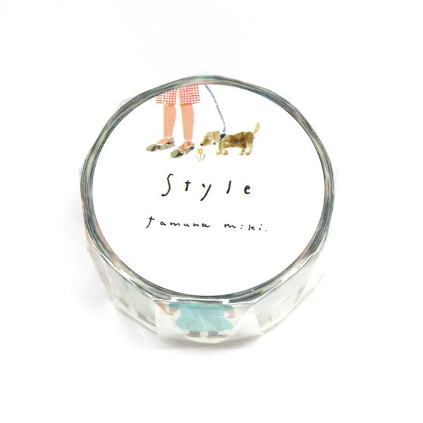 Kamiiso Sansyo x Miki Tamura Washi Tape: Dog