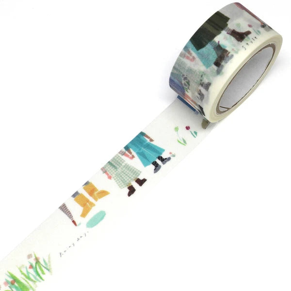 Kamiiso Sansyo x Miki Tamura Washi Tape: Dog