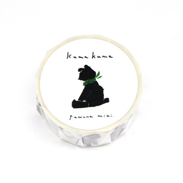 Kamiiso Sansyo x Miki Tamura Washi Tape: Kuma