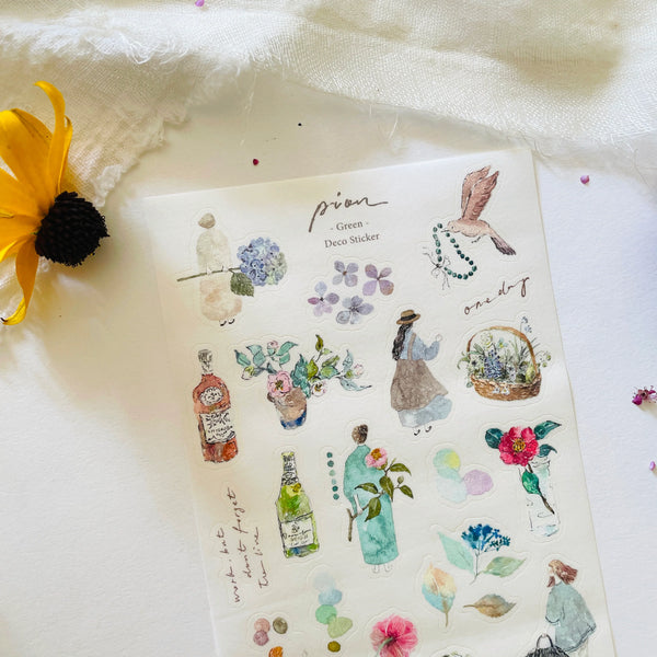 Pion 2015 Deco Sticker: Green