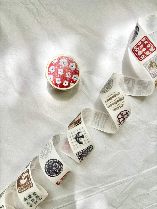 Pion 2015 Washi Tape: Coaster (Die Cut)