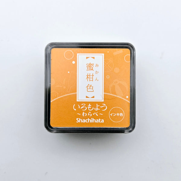 Shachihata Stamp Iromoyo Stamp Ink Warabe: Mandarin Orange