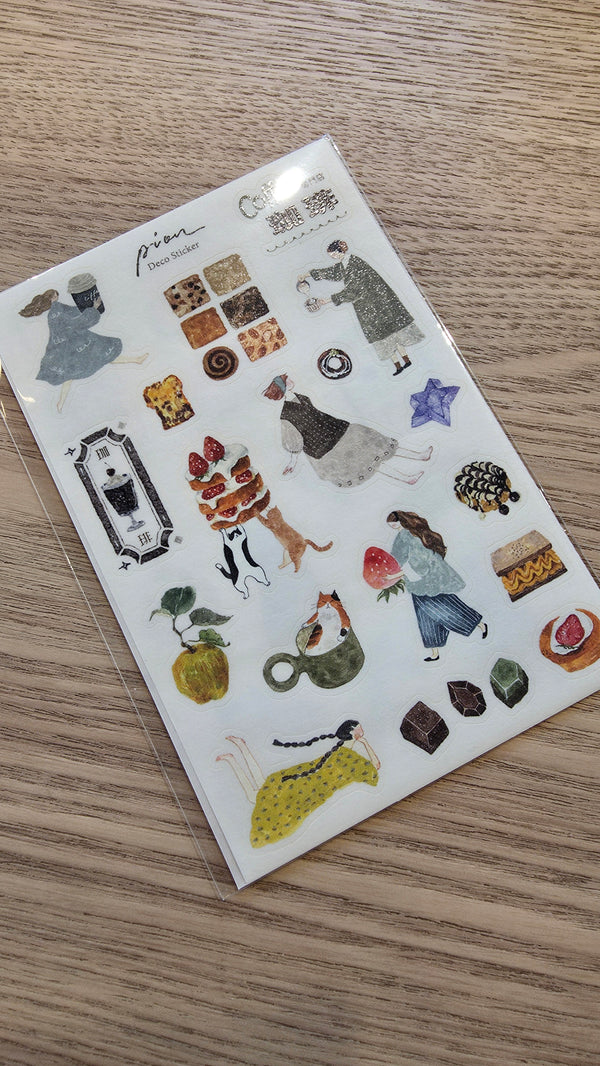Pion 2015 Deco Sticker: Candy (3 sheets)