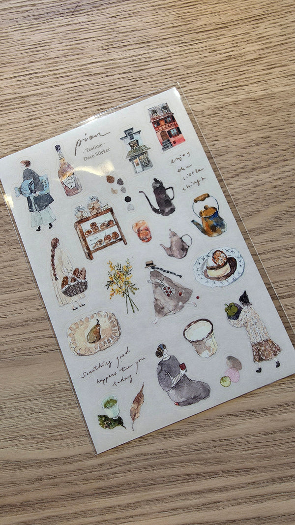 Pion 2015 Deco Sticker: Tea Time