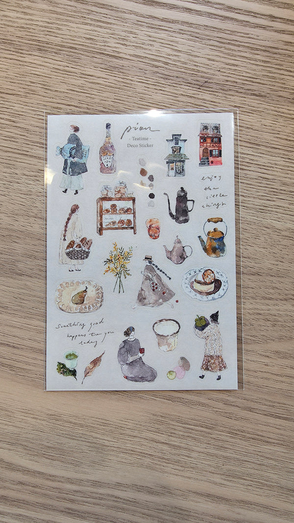 Pion 2015 Deco Sticker: Tea Time