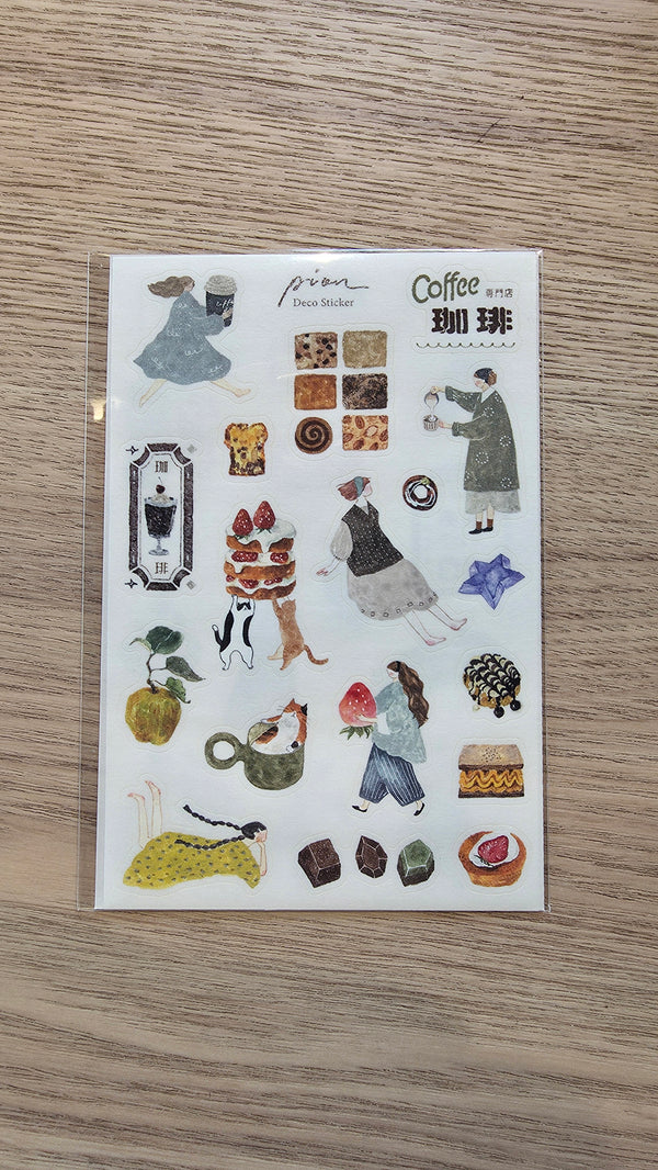 Pion 2015 Deco Sticker: Candy (3 sheets)