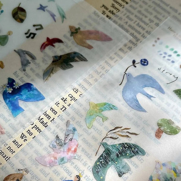 Pion 2015 Deco Sticker: Bird (2 Sheets)