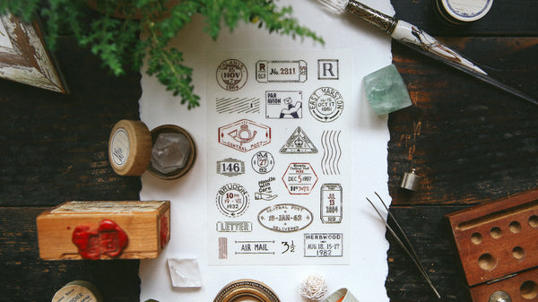 OURS Postmark Transfer Sticker