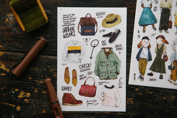 OURS UrbanWears Transfer Stickers