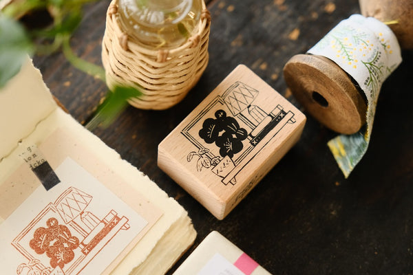 OURS On the Wall Rubber Stamp