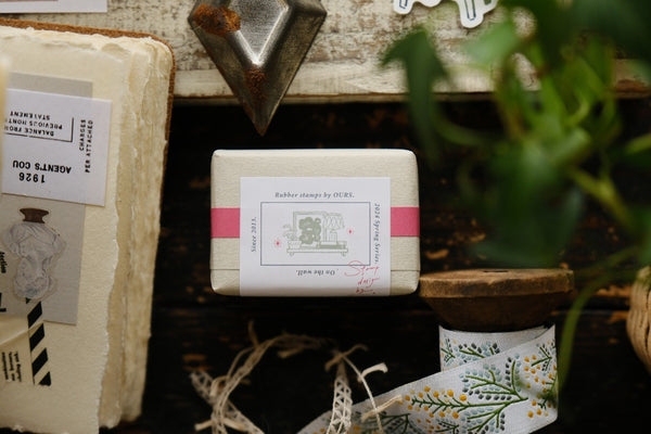 OURS On the Wall Rubber Stamp