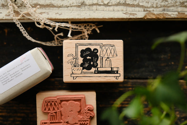 OURS On the Wall Rubber Stamp