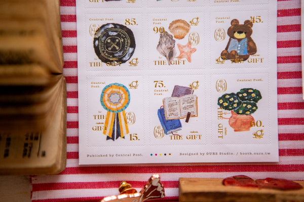 OURS The Gift Stamp Sticker