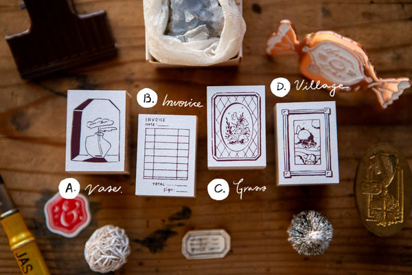 OURS "The Gift" Rubber Stamp Series