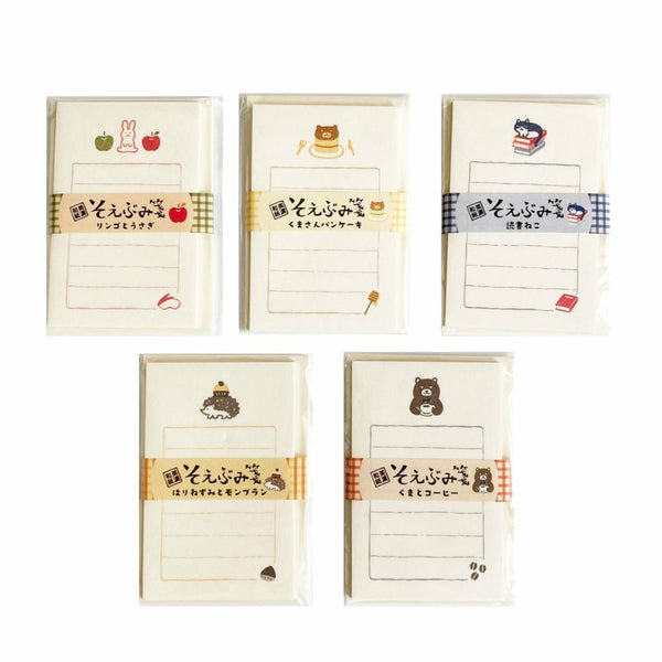 Furukawa Shiko Mini Letter Set: Rabbit with Apples