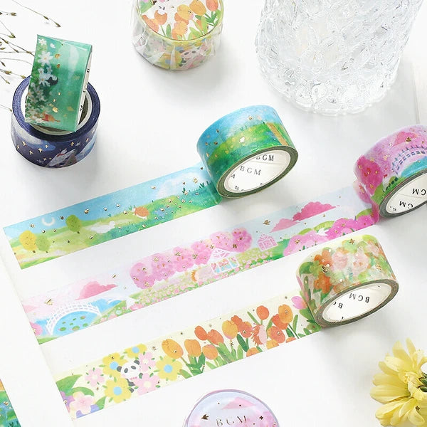 BGM Washi Tape: Little Wood