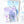 BGM Deco Sticker Flower Clear sticker: Blossom Blue