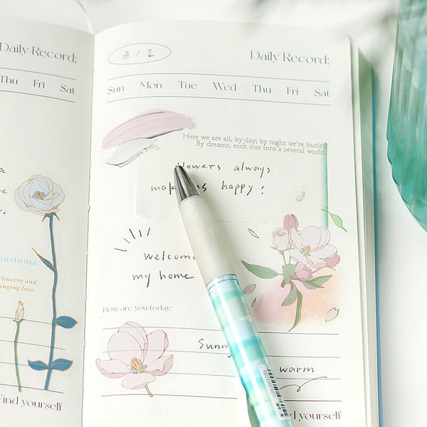 BGM Deco Sticker Flower Clear sticker: Blossom Pink