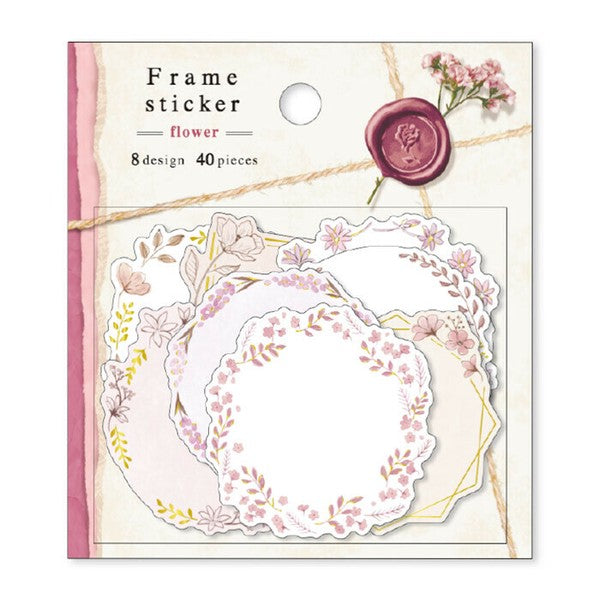 Mind Wave Frame Sticker:  Flower