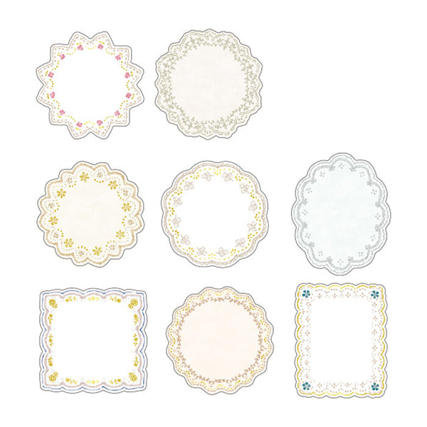 Mind Wave Frame Sticker:  Lace