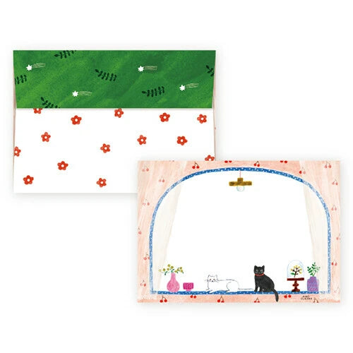 Hyogensha x Aiko Fukawa Envelope Set: Cat and Onepiece