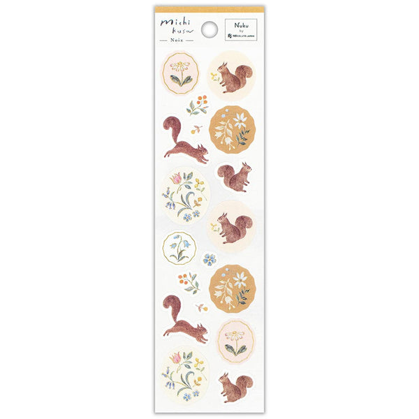 Michikusa Paper Seal: Noix