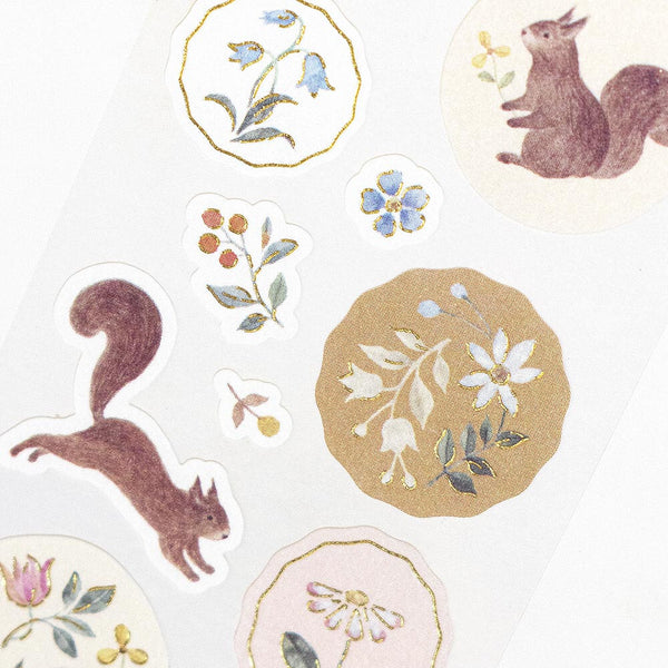Michikusa Paper Seal: Noix