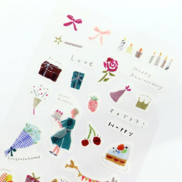Kamiiso Sansyo X Tamura Miki Sticker: Anniversary