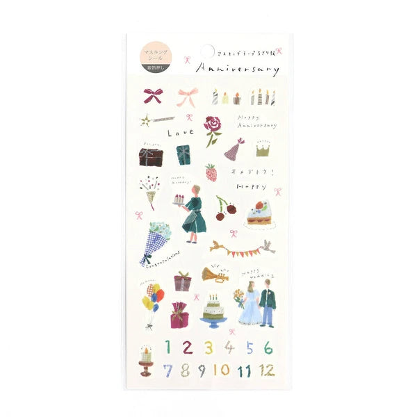 Kamiiso Sansyo X Tamura Miki Sticker: Anniversary