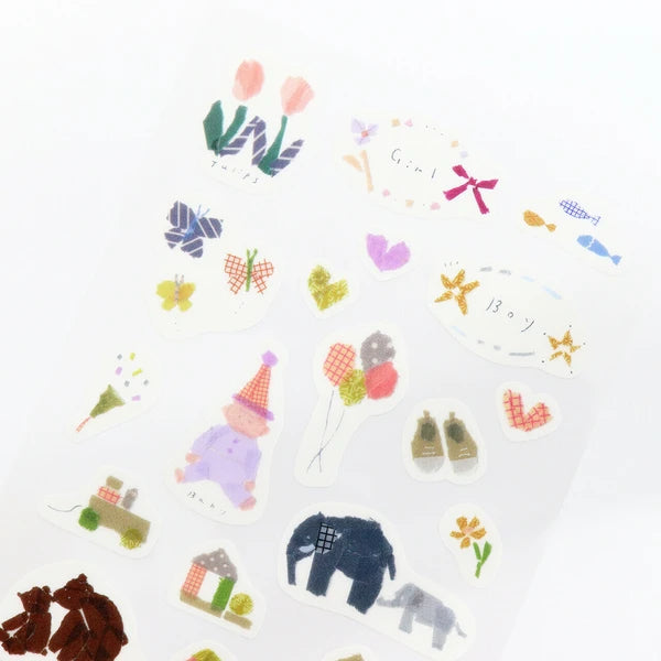 Kamiiso Sansyo X Tamura Miki Sticker: Family