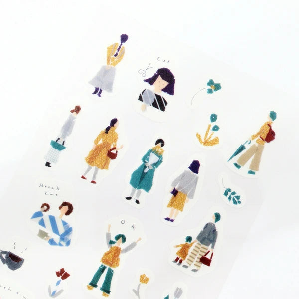 Kamiiso Sansyo X Tamura Miki Sticker: People