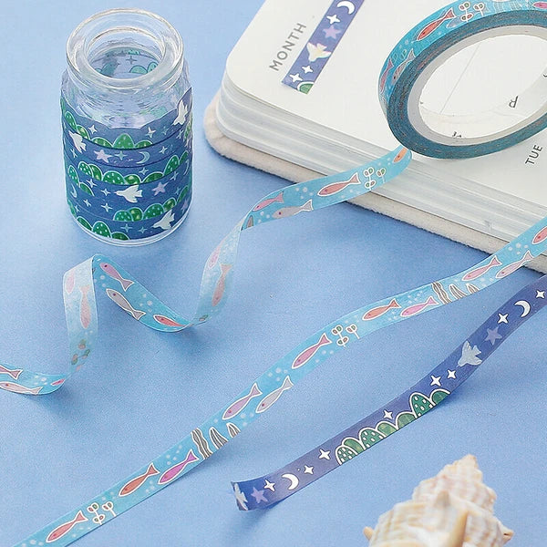 BGM Life Washi Tape: Seabed