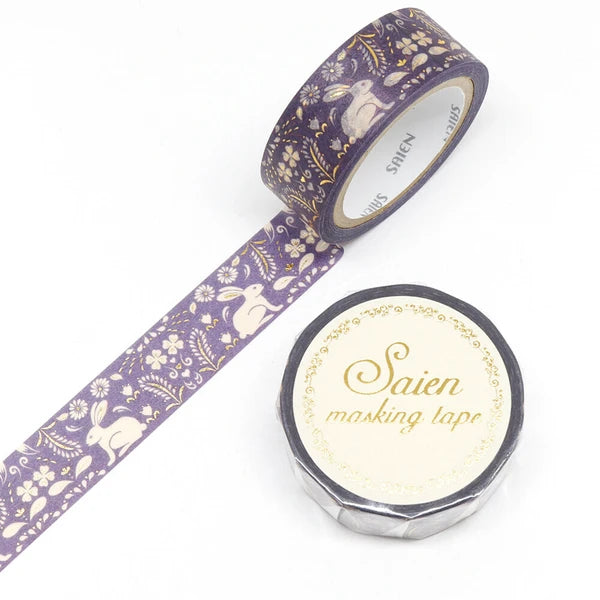 Kamiiso Sansyo Saien Washi Tape: Rabbit