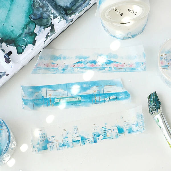 BGM Washi Tape: Coastal Town