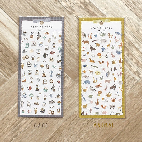 Mind Wave Cozy Sticker: Cafe