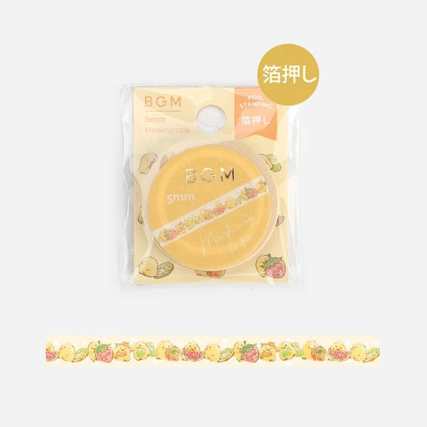 BGM Life Washi Tape: Chick Fruits