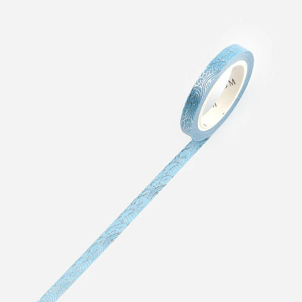 BGM Life Washi Tape: Blue Sea Wave
