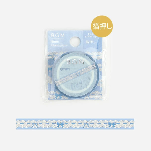 BGM Life Washi Tape: Blue Lace