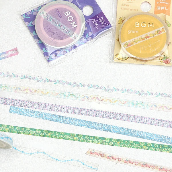 BGM Life Washi Tape: Blue Lace