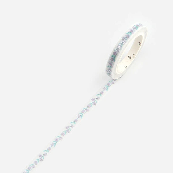 BGM Life Washi Tape: Purple Flower