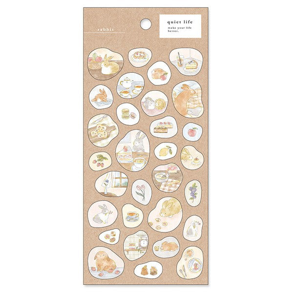 Mind Wave Quiet Life Stickers: Rabbit