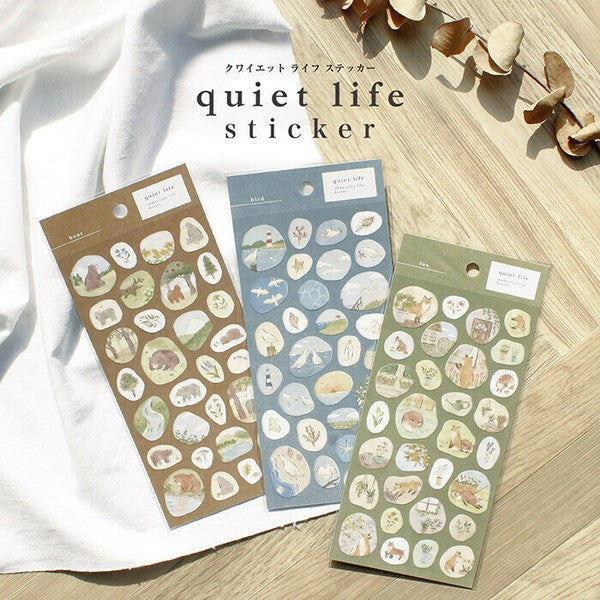 Mind Wave Quiet Life Stickers: Bear
