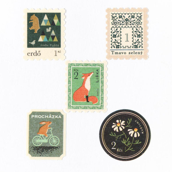 Antik Piac Flake Sticker: Verde