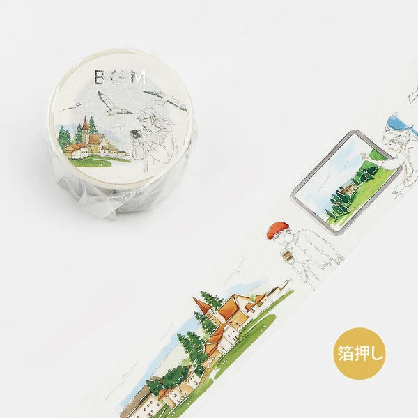 BGM Foil Stamped Life Washi Tape:  Memories of a Journey